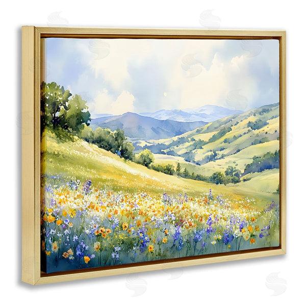 Stupell Industries Franklyn Gregory | Spring Meadow With Distant Mountain