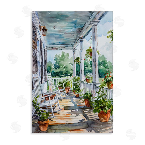 stupell industries Franklyn Gregory | Summer Plant Filled Porch