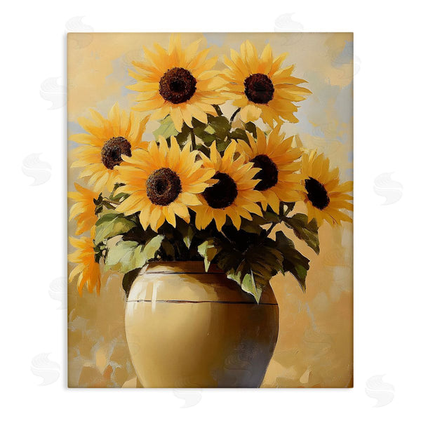 stupell industries Franklyn Gregory | Sunflower Pot Still Life