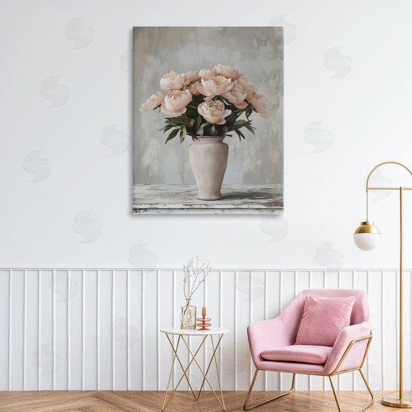 Stupell Industries Franklyn Gregory | Tall Pink Vase For Roses Wall Art