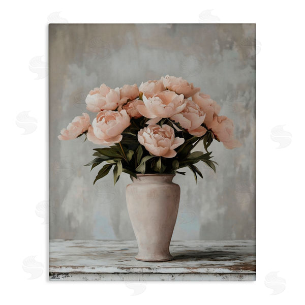 stupell industries Franklyn Gregory | Tall Pink Vase For Roses Wall Art