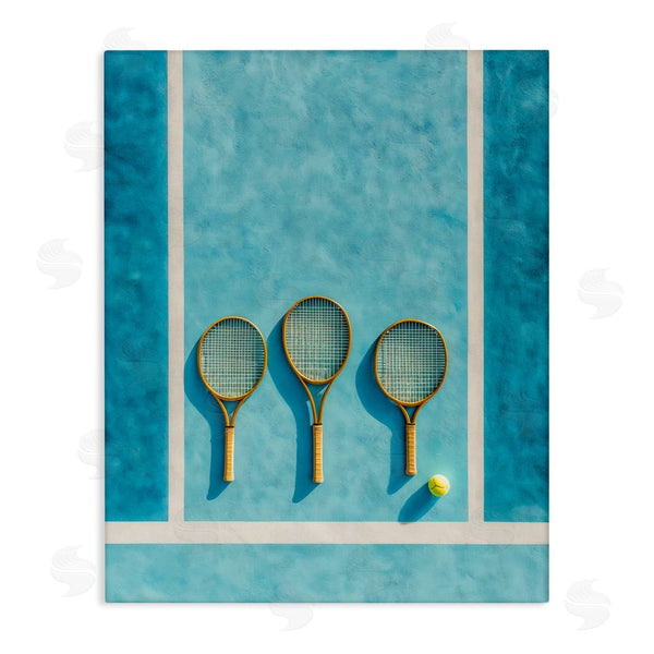 stupell industries Franklyn Gregory | Tennis Racket Trio Wall Art