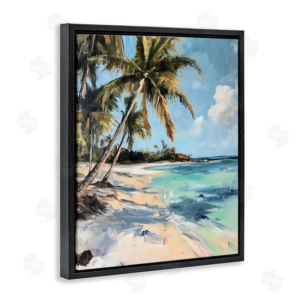 Stupell Industries Franklyn Gregory | Tranquil Tropical Coastline Wall Art