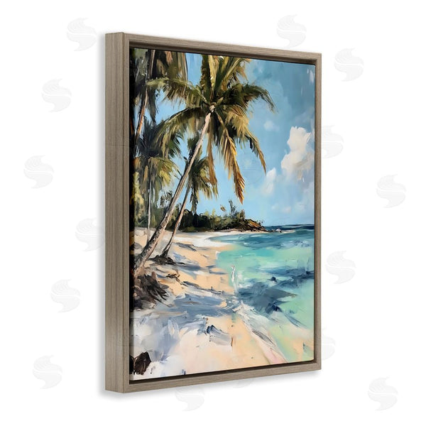 Stupell Industries Franklyn Gregory | Tranquil Tropical Coastline Wall Art