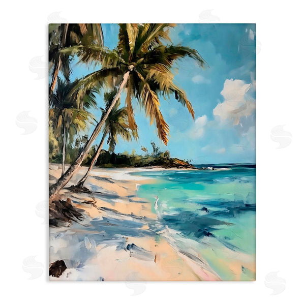 stupell industries Franklyn Gregory | Tranquil Tropical Coastline Wall Art