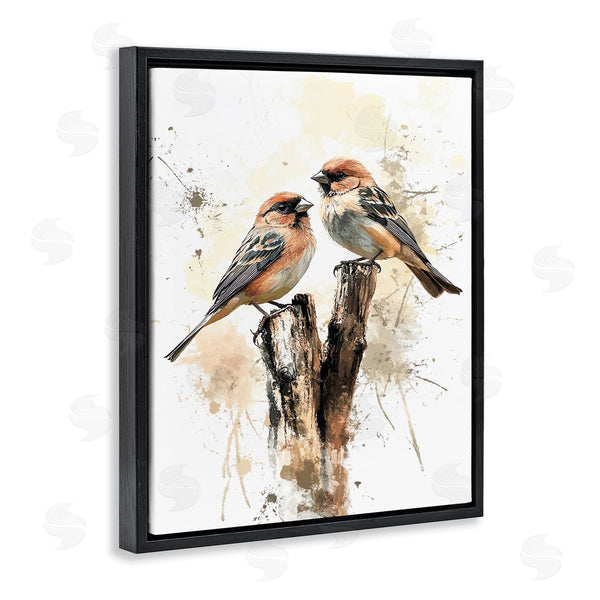 Stupell Industries Franklyn Gregory | Twin Birdies On Perch