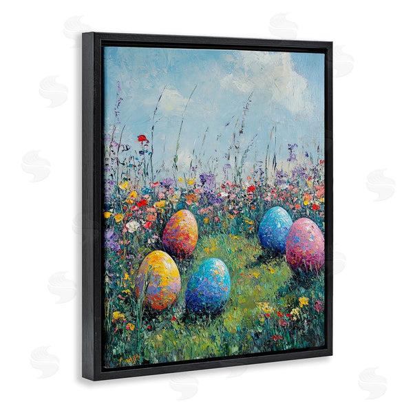 Stupell Industries Franklyn Gregory | Vibrant Egg Hunt Scene