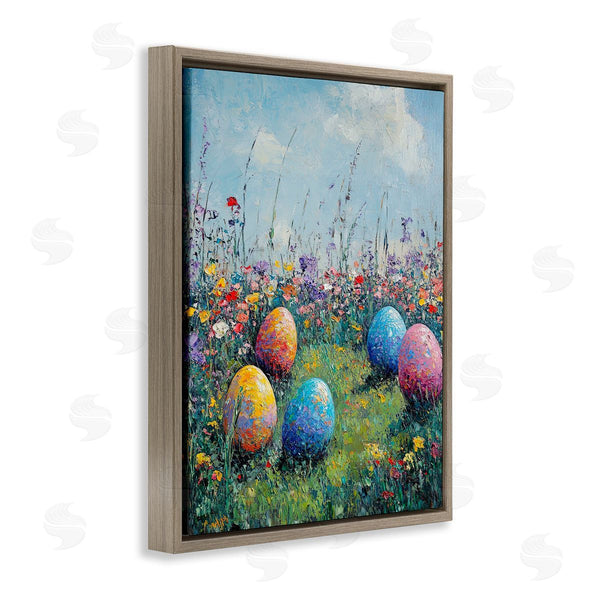 Stupell Industries Franklyn Gregory | Vibrant Egg Hunt Scene