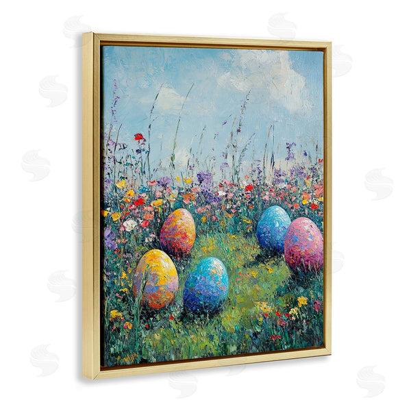 Stupell Industries Franklyn Gregory | Vibrant Egg Hunt Scene