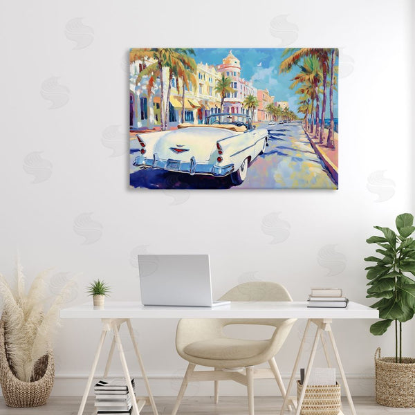 Stupell Industries Franklyn Gregory | Vintage Convertible Boulevard Wall Art