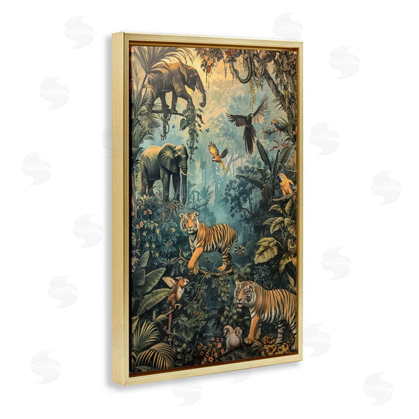 Stupell Industries Franklyn Gregory | Vintage Rainforest Jungle