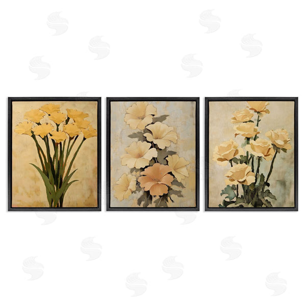 Stupell Industries Franklyn Gregory | Vintage Yellow Daffodils & Roses