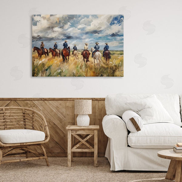 Stupell Industries Franklyn Gregory | Western Riders Herd Wall Art