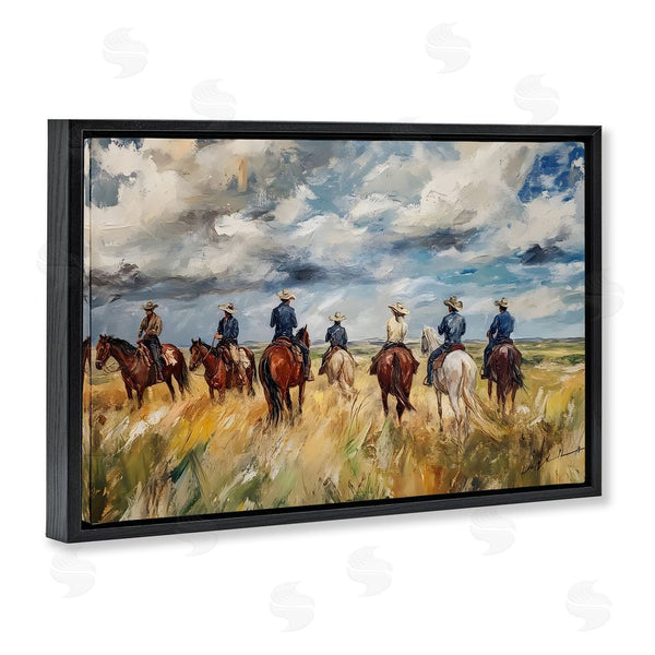 Stupell Industries Franklyn Gregory | Western Riders Herd Wall Art