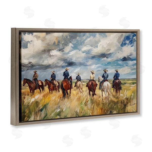 Stupell Industries Franklyn Gregory | Western Riders Herd Wall Art