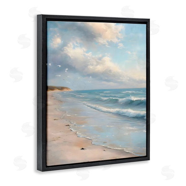 Stupell Industries Franklyn Gregory | Where Seagulls Fly Beach View Wall Art