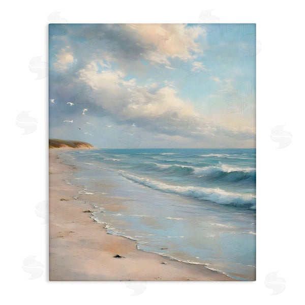 stupell industries Franklyn Gregory | Where Seagulls Fly Beach View Wall Art