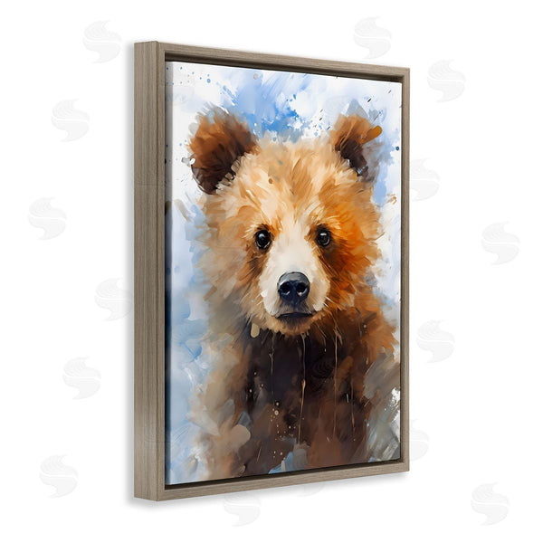 Stupell Industries Franklyn Gregory | Woodland Nursery Bear Wall Art