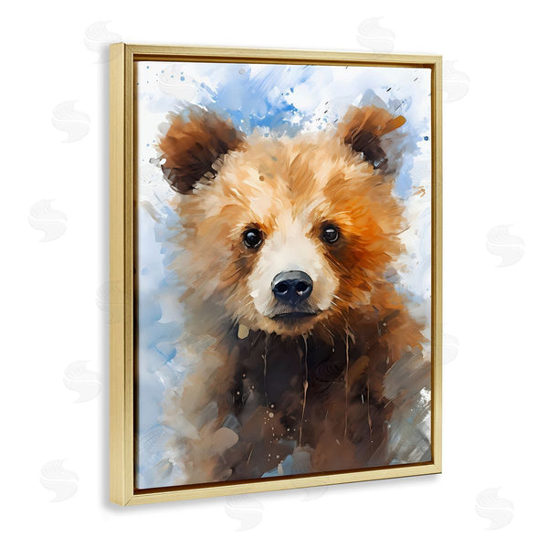 Stupell Industries Franklyn Gregory | Woodland Nursery Bear Wall Art