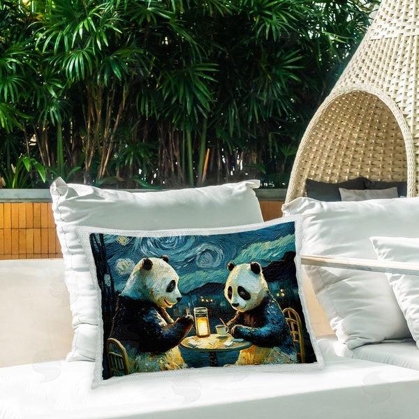 Stupell Industries Furry Portraits | Starry Night Pandas
