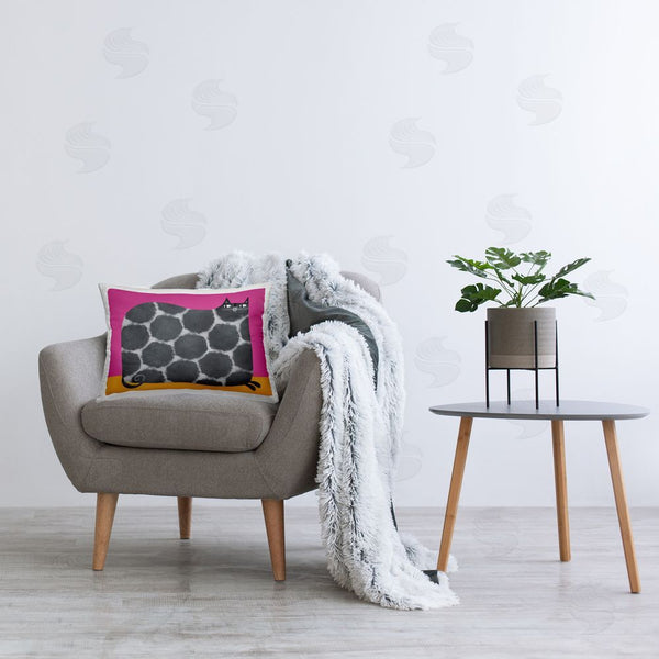 Stupell Industries Gabriela Avila | Big Spots On Cat Throw Pillow