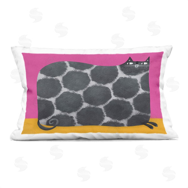 stupell industries Gabriela Avila | Big Spots on Cat Throw Pillow