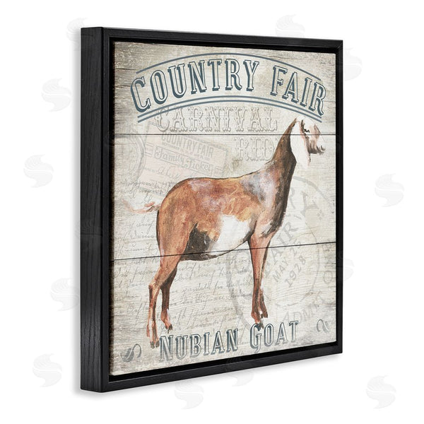 Stupell Industries Gail Fraser | Country Fair Goat Wall Art