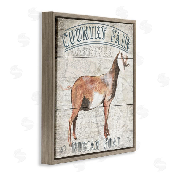 Stupell Industries Gail Fraser | Country Fair Goat Wall Art