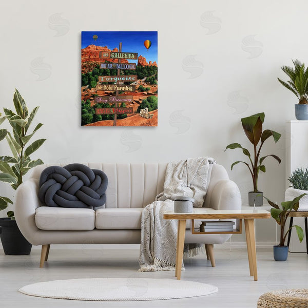 Stupell Industries Gail Fraser | Desert Activities Sign Wall Art