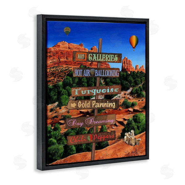 Stupell Industries Gail Fraser | Desert Activities Sign Wall Art