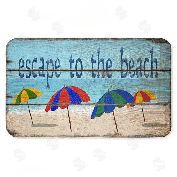 stupell industries Gail Fraser | Rustic Escape To Beach Anti-Fatigue Mat