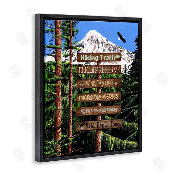 Stupell Industries Gail Fraser | Woodland Activities Sign Wall Art