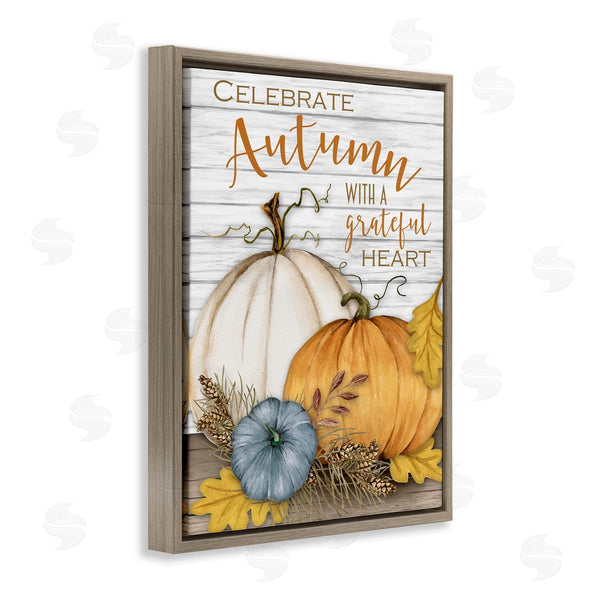 Stupell Industries Gail Green Licensing And Design Limited | Celebrate Autumn Rustic Farm Harvest Wall Art