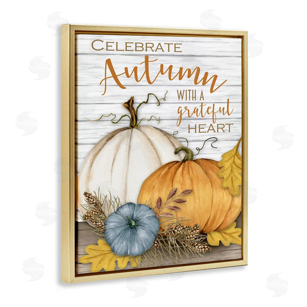 Stupell Industries Gail Green Licensing And Design Limited | Celebrate Autumn Rustic Farm Harvest Wall Art
