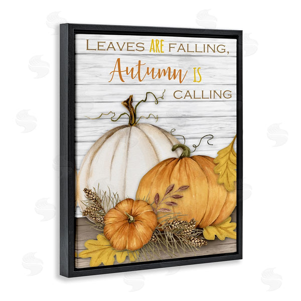 Stupell Industries Gail Green Licensing And Design Limited | Leaves Falling Autumn Calling Farm Harvest