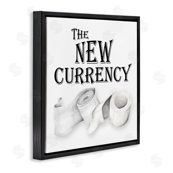 Stupell Industries Gail Green | New Currency Toilet Paper Humor
