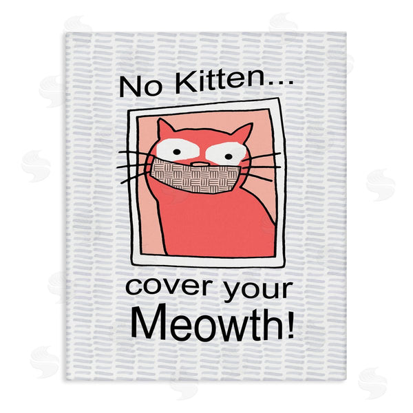 stupell industries Gail Green | No Kitten Cover Your Meowth