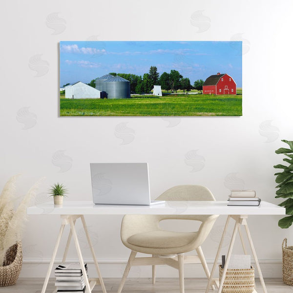 Stupell Industries Gail Peck | Barn With Silo Wall Art