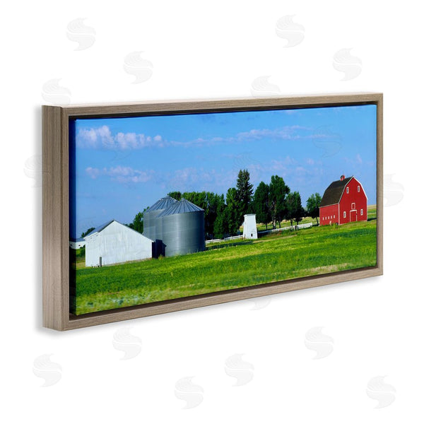 Stupell Industries Gail Peck | Barn With Silo Wall Art