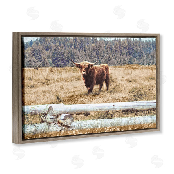 Stupell Industries Gail Peck | Country Cattle With Fence Wall Art