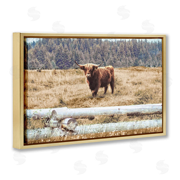 Stupell Industries Gail Peck | Country Cattle With Fence Wall Art