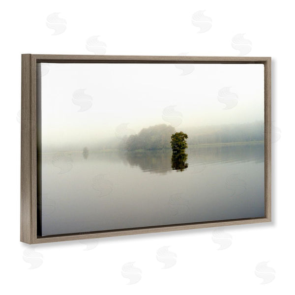 Stupell Industries Gail Peck | Misty Lake Reflection Wall Art