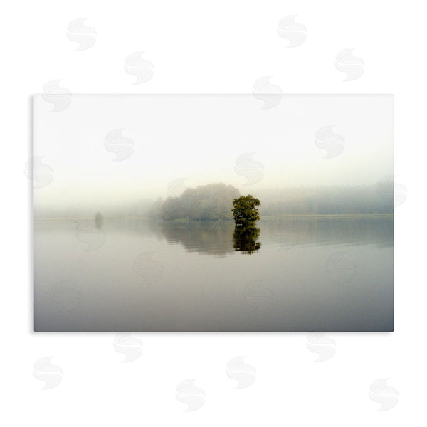 stupell industries Gail Peck | Misty Lake Reflection Wall Art