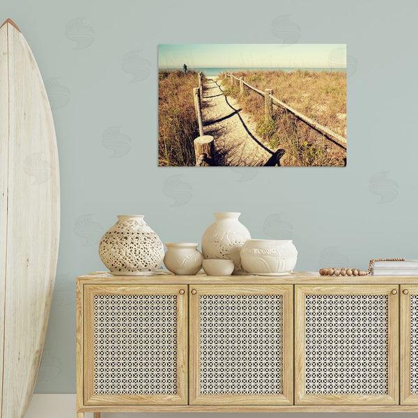 Stupell Industries Gail Peck | Sandy Path Railing Wall Art