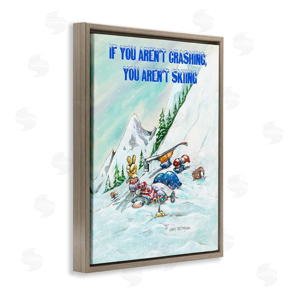 Stupell Industries Gary Patterson | If You Aren't Crashing Skiing