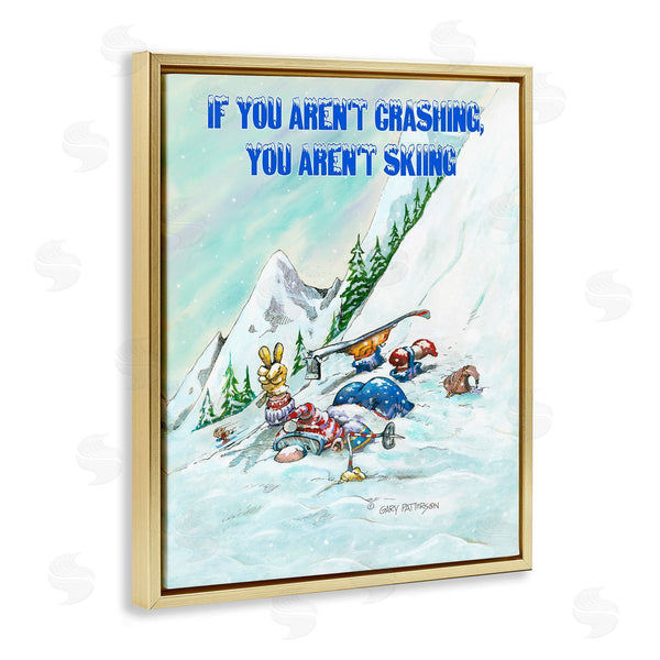 Stupell Industries Gary Patterson | If You Aren't Crashing Skiing