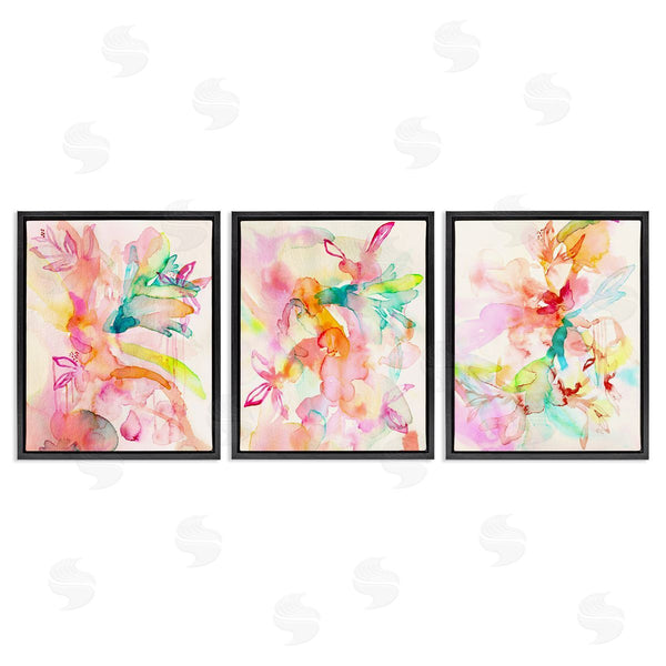 Stupell Industries Gemma Bardot | Abstract Florals & Paint Drip