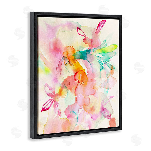 Stupell Industries Gemma Bardot | Abstract Watery Island Flowers