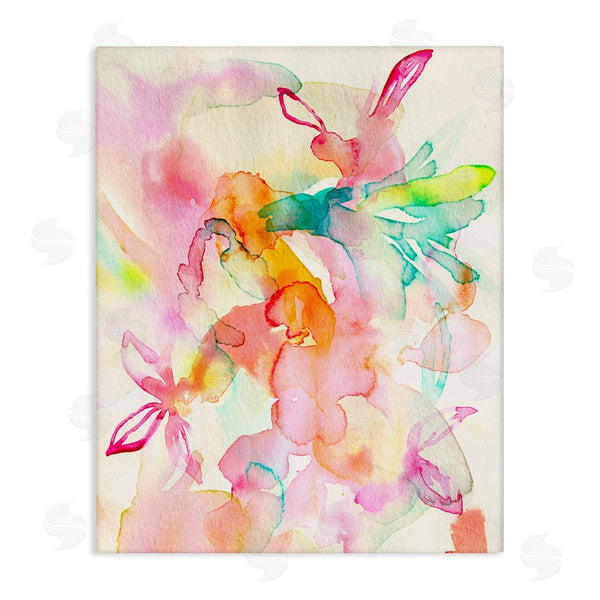 stupell industries Gemma Bardot | Abstract Watery Island Flowers