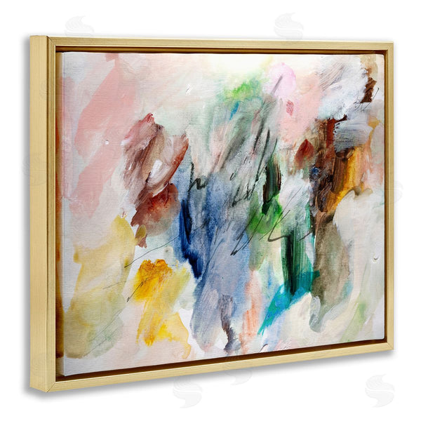 Stupell Industries Gemma Bardot | Earthy Pitter Patter Abstract